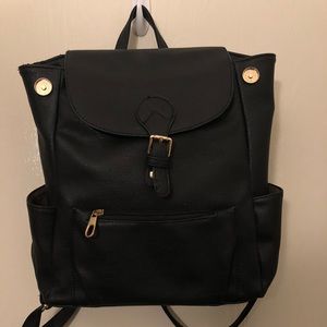 Faux Leather BackPack